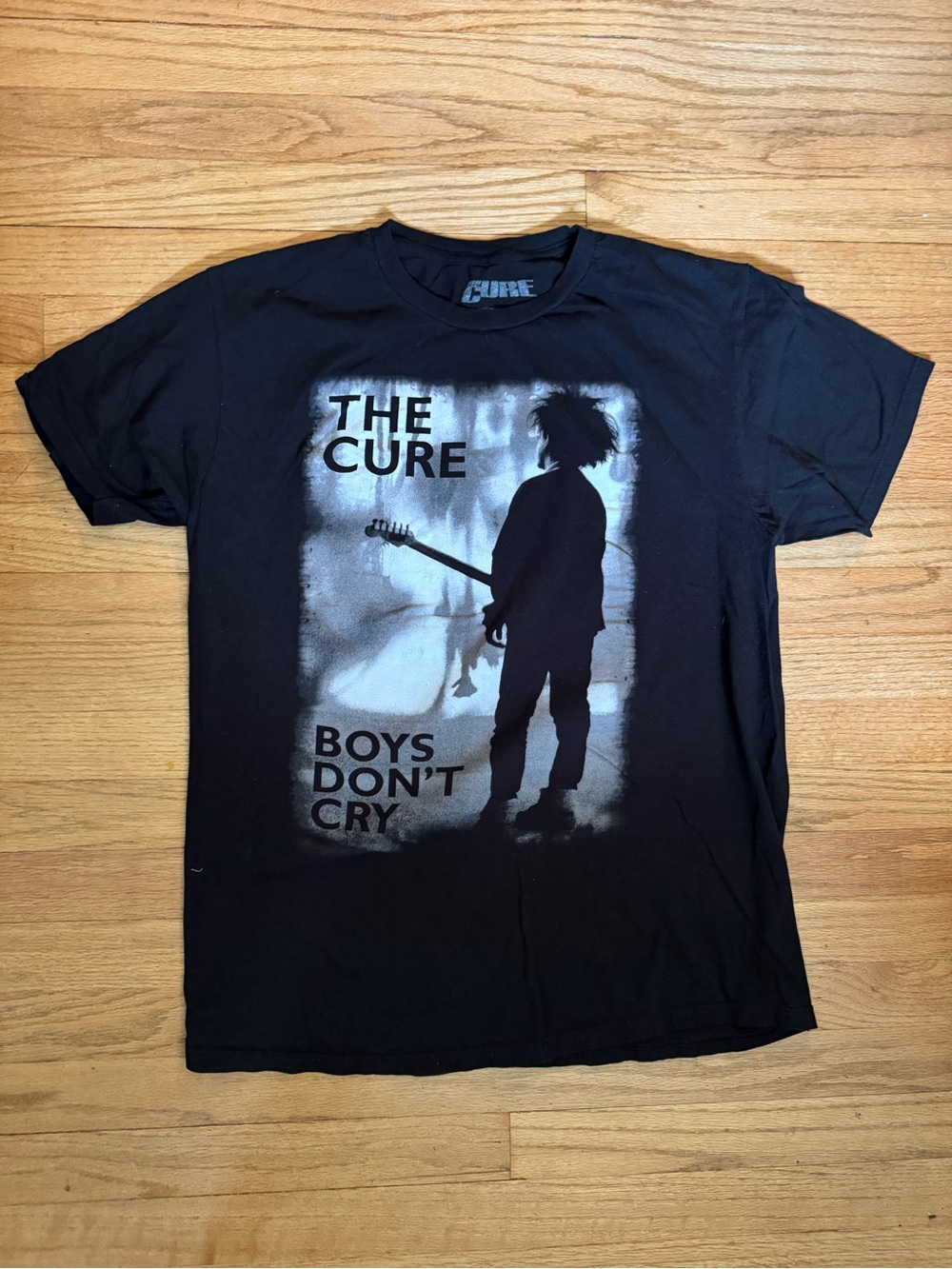 Boys Don't Cry Black Graphic Tee - Band Shirt